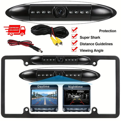 US License Plate Frame Rear View Backup Camera