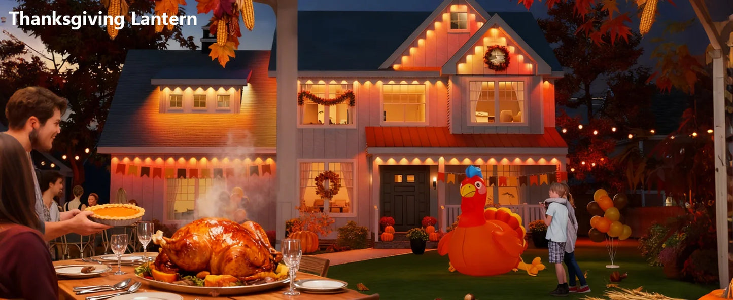 Smart Permanent Outdoor Lights Waterproof App Remote Music Sync