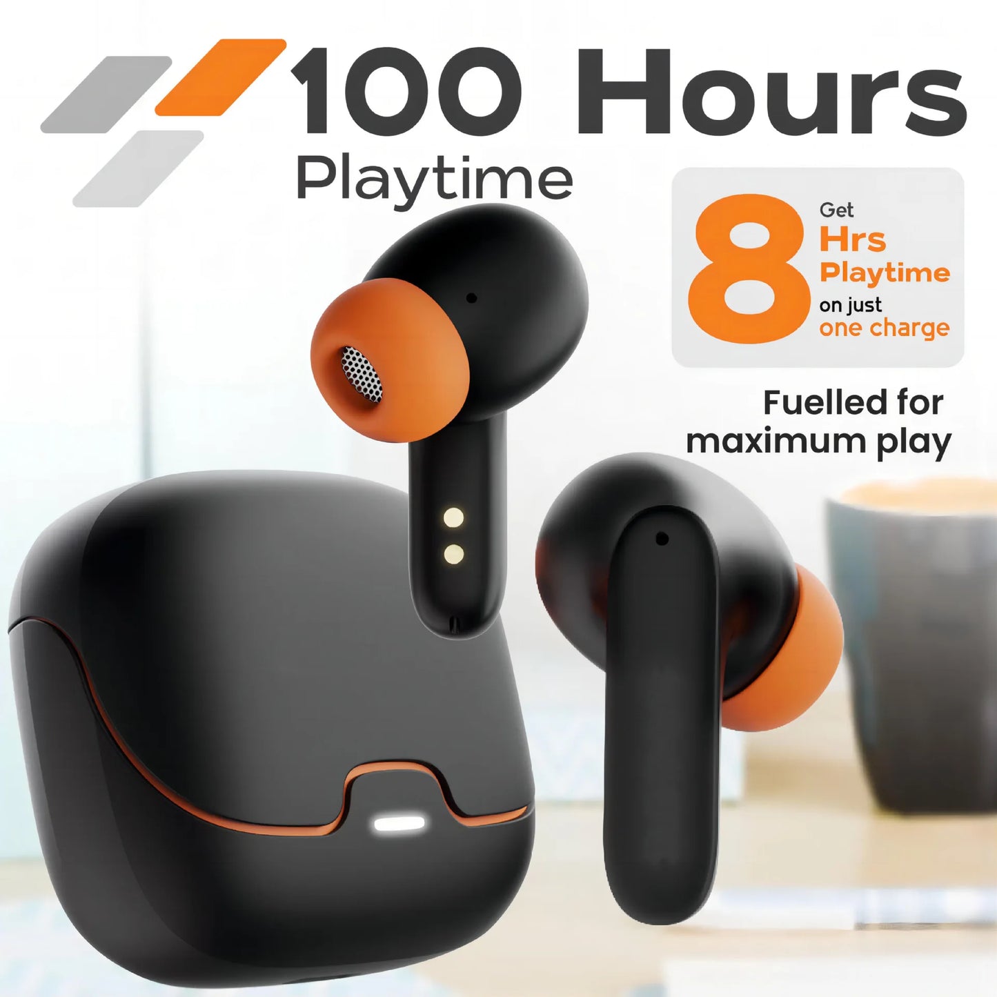 Noise Cancelling Bluetooth Earphones
