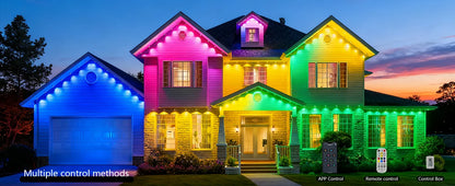 Smart Permanent Outdoor Lights Waterproof App Remote Music Sync